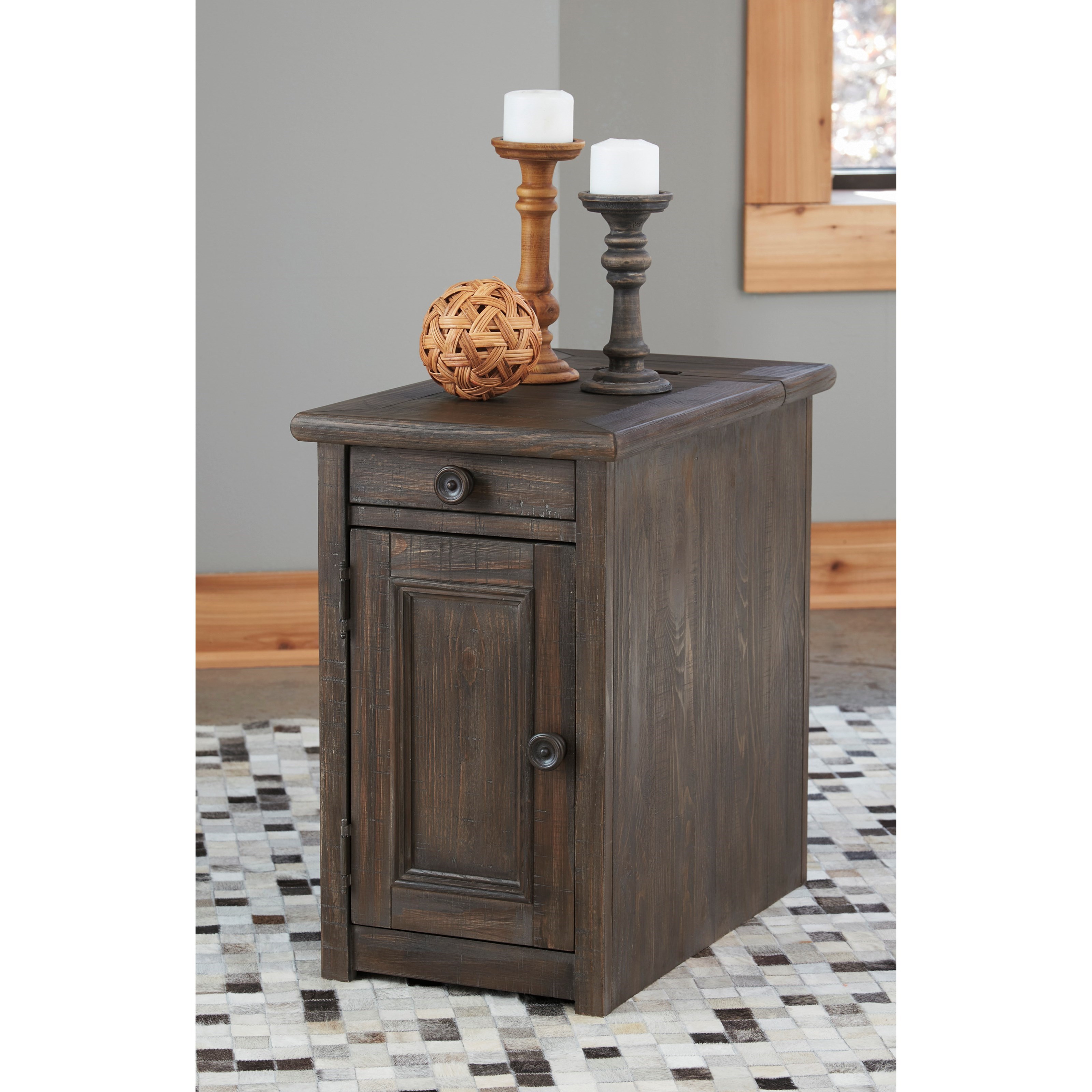 Chairside chest clearance end table